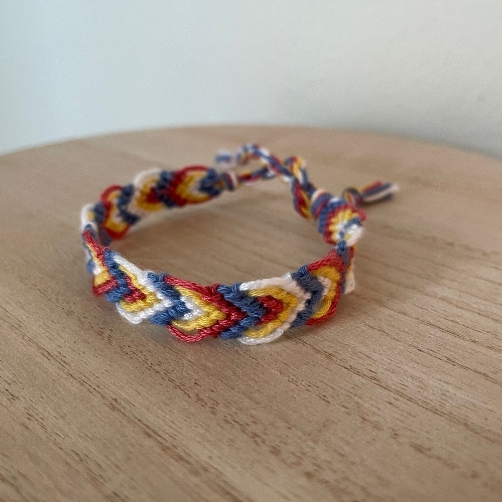Summery Colors Woven Bracelet